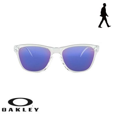 Oakley Youth  Frogskins XS  Güneş Gözlüğü ( Cilalı Şeffaf/Menekşe Prizma Lensler )