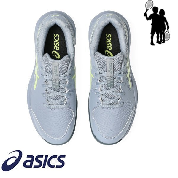Asics Gel-Resolution X GS Çocuk Tenis Ayakkabısı Grey Blue / Pistachio