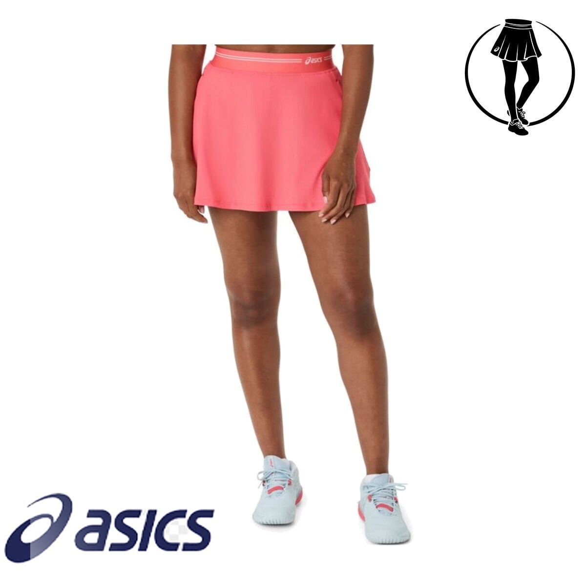 Asics Game Skirt Kadın Tenis Eteği – Turuncu (Sienna)