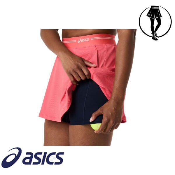 Asics Game Skirt Kadın Tenis Eteği – Turuncu (Sienna)