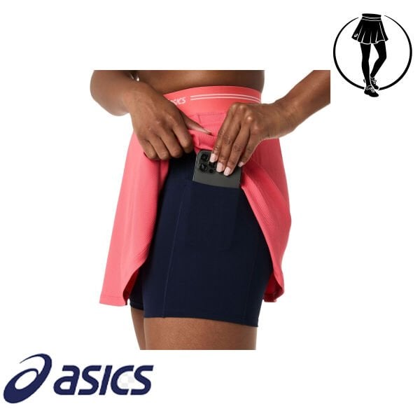 Asics Game Skirt Kadın Tenis Eteği – Turuncu (Sienna)