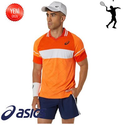 Maç Actribreeze Polo Tshirt - Asics Erkek Maç Tenis Polo Tshirt