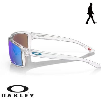 Oakley  Gibston  Güneş Gözlüğü ( Cilalı Şeffaf/Prizm Safir Mercekler )