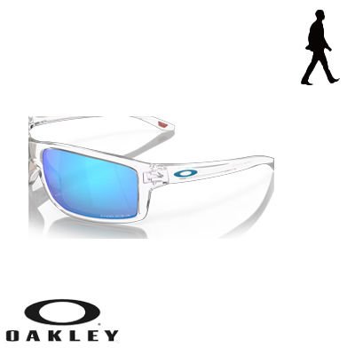 Oakley  Gibston  Güneş Gözlüğü ( Cilalı Şeffaf/Prizm Safir Mercekler )