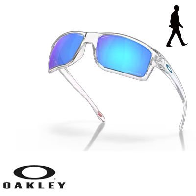 Oakley  Gibston  Güneş Gözlüğü ( Cilalı Şeffaf/Prizm Safir Mercekler )