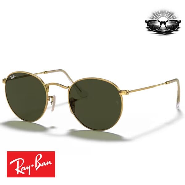 Ray-Ban RB3447 001 Arista Altın G-15 Yeşil Güneş Gözlüğü