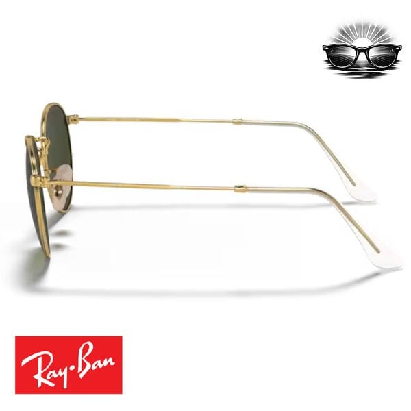 Ray-Ban RB3447 001 Arista Altın G-15 Yeşil Güneş Gözlüğü