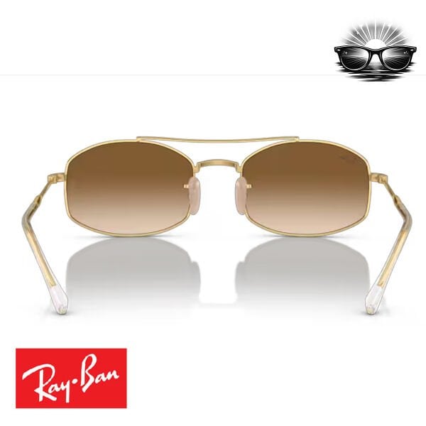 Ray-Ban RB3719 001/51 Arista Altın Kahverengi Gradyan Güneş Gözlüğü