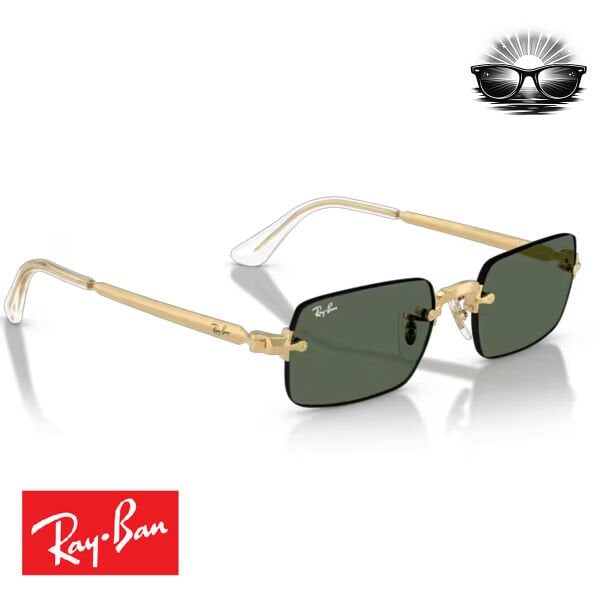 Ray-Ban RB3928 001-71 Arista Altın Koyu Yeşil Güneş Gözlüğü