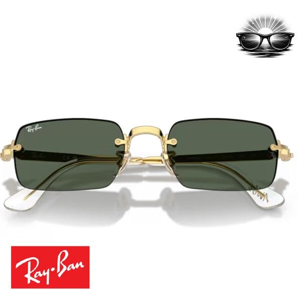 Ray-Ban RB3928 001-71 Arista Altın Koyu Yeşil Güneş Gözlüğü