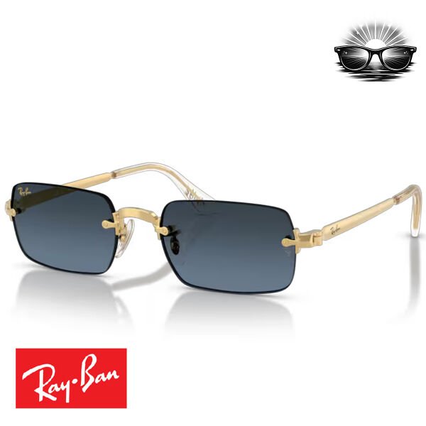 Ray-Ban RB3928 001/S2 Arista Altın Mavi Degrade Güneş Gözlüğü