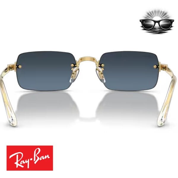 Ray-Ban RB3928 001/S2 Arista Altın Mavi Degrade Güneş Gözlüğü