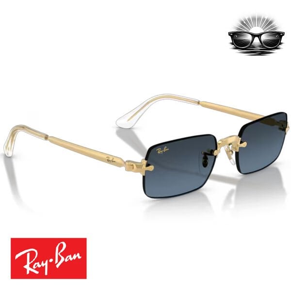 Ray-Ban RB3928 001/S2 Arista Altın Mavi Degrade Güneş Gözlüğü