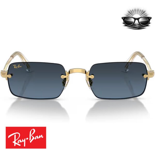 Ray-Ban RB3928 001/S2 Arista Altın Mavi Degrade Güneş Gözlüğü