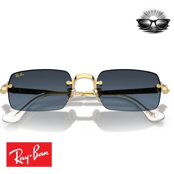 Ray-Ban RB3928 001/S2 Arista Altın Mavi Degrade Güneş Gözlüğü
