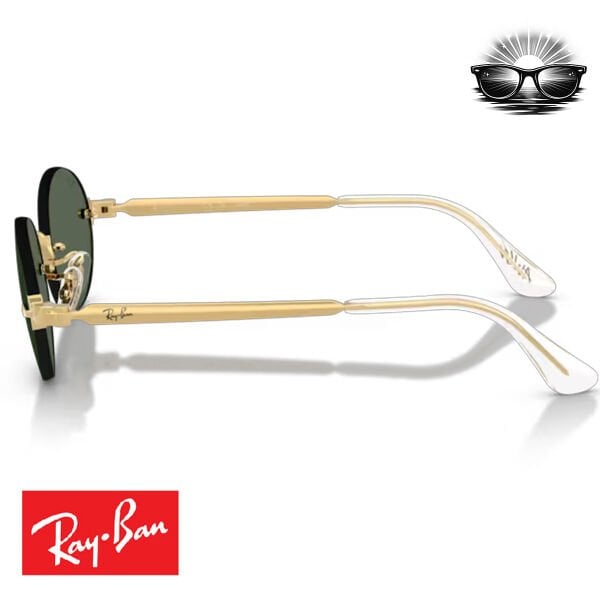Ray-Ban RB3929 001/71 Arista Altın Yeşil Cam Güneş Gözlüğü