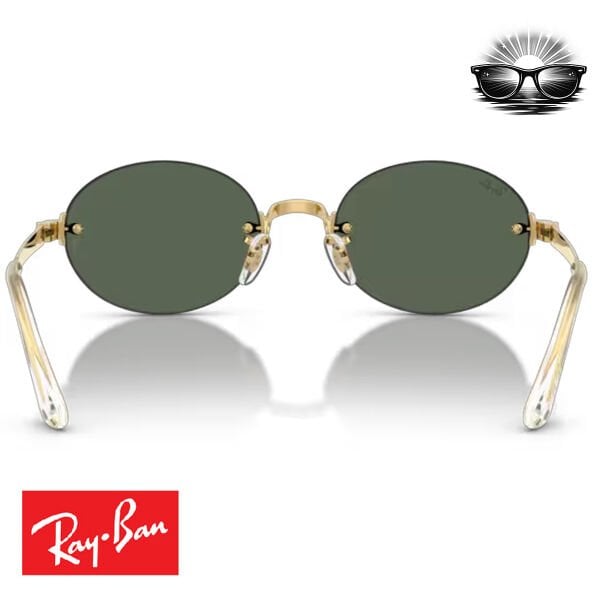 Ray-Ban RB3929 001/71 Arista Altın Yeşil Cam Güneş Gözlüğü