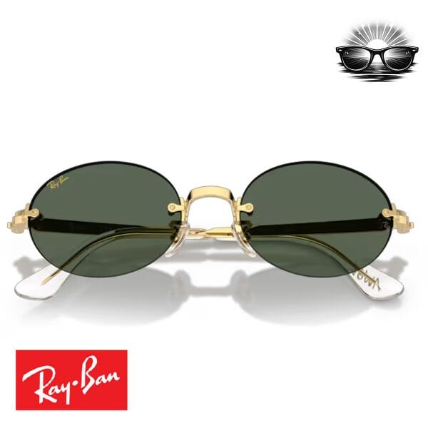 Ray-Ban RB3929 001/71 Arista Altın Yeşil Cam Güneş Gözlüğü