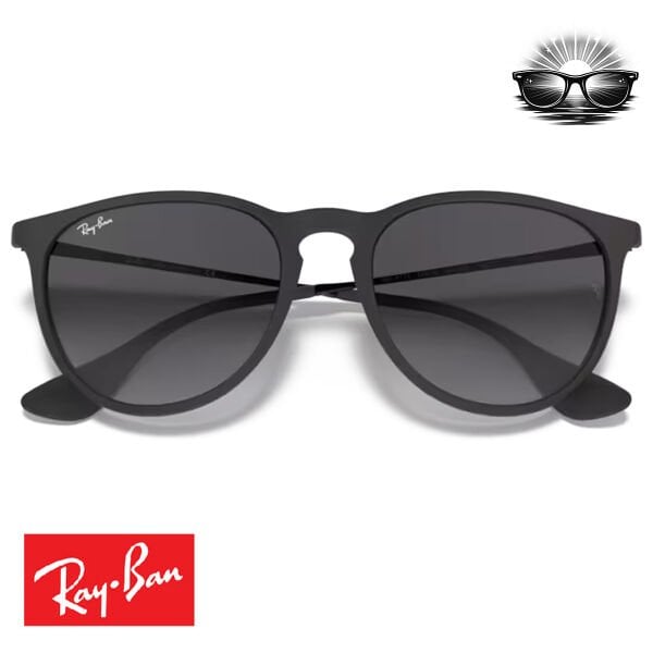 Ray-Ban RB4171 Erika 622/8G Kauçuk Siyah Gri Degrade Güneş Gözlüğü