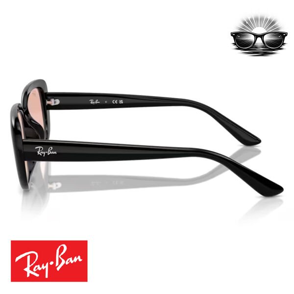 Ray-Ban RB4421D 667784 Siyah Pembe Cam Güneş Gözlüğü