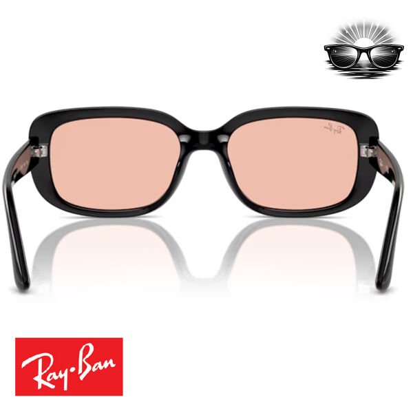 Ray-Ban RB4421D 667784 Siyah Pembe Cam Güneş Gözlüğü