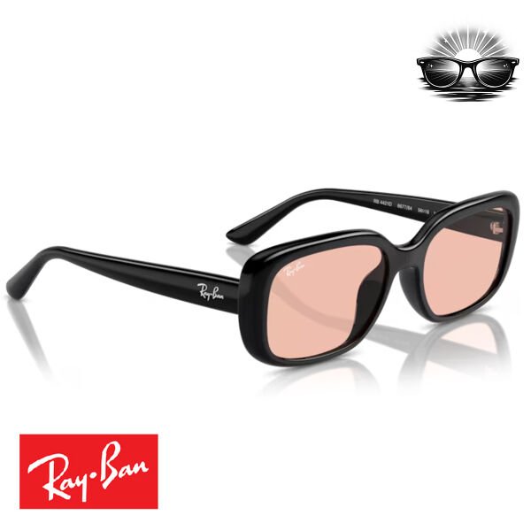 Ray-Ban RB4421D 667784 Siyah Pembe Cam Güneş Gözlüğü