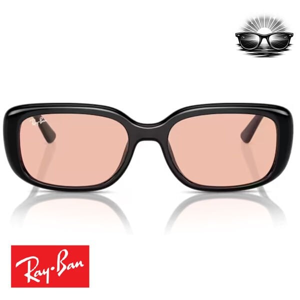 Ray-Ban RB4421D 667784 Siyah Pembe Cam Güneş Gözlüğü