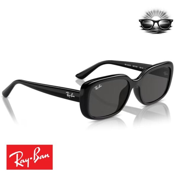 Ray-Ban RB4421D 667787 Siyah Koyu Gri Güneş Gözlüğü