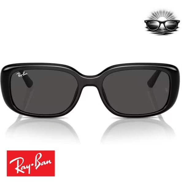 Ray-Ban RB4421D 667787 Siyah Koyu Gri Güneş Gözlüğü