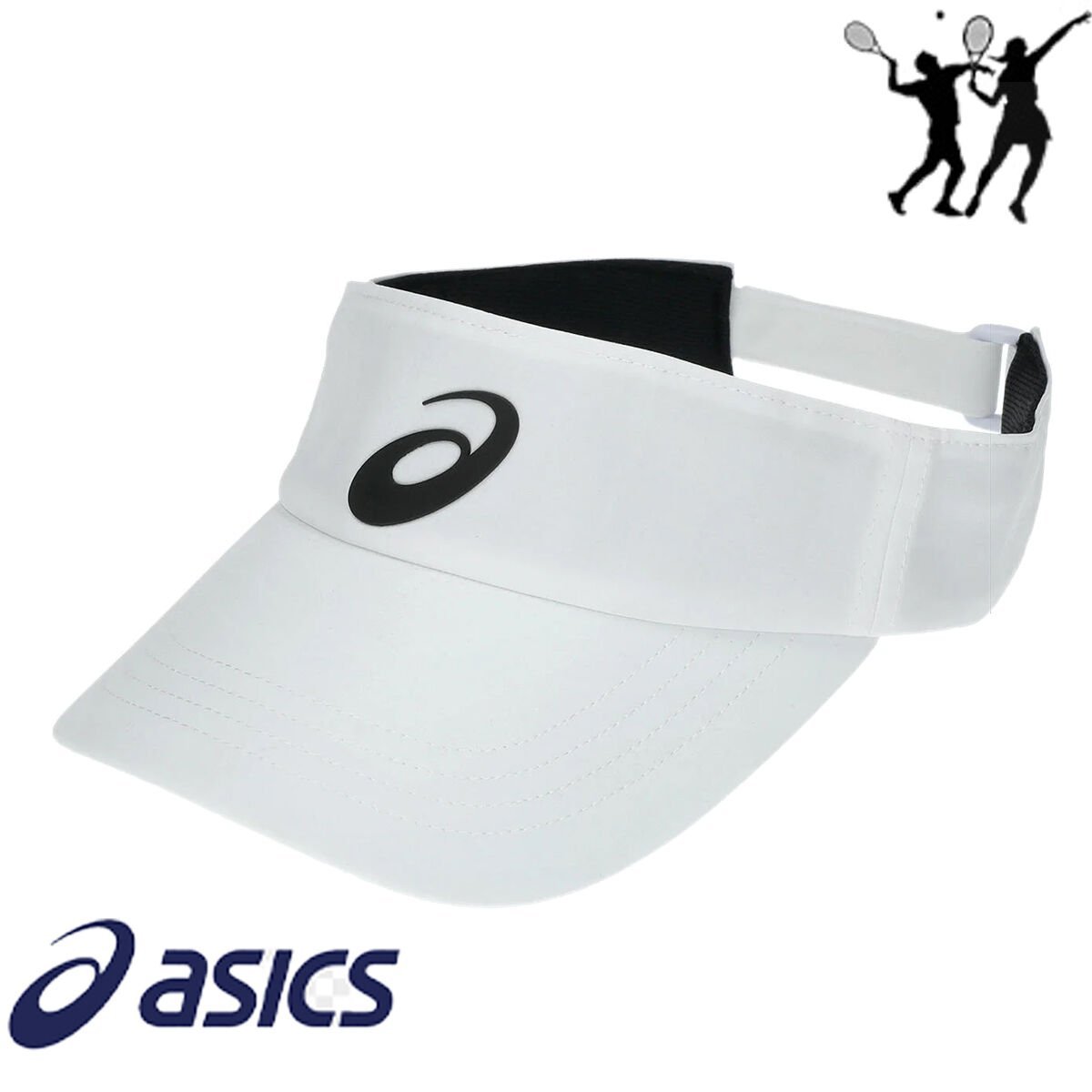 ASICS Performance Visor Unisex Spor Vizör – Beyaz