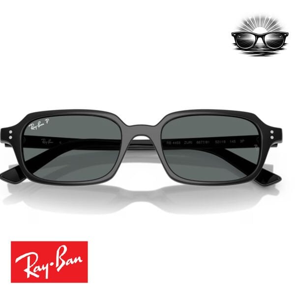 Ray-Ban RB4455 667781 Siyah Polarize Güneş Gözlüğü