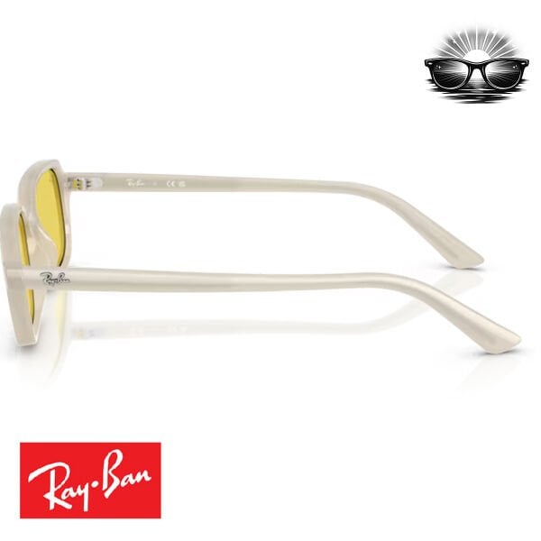 Ray-Ban RB4455 68086D Bulutlu Sıcak Beyaz Gold Flash Güneş Gözlüğü