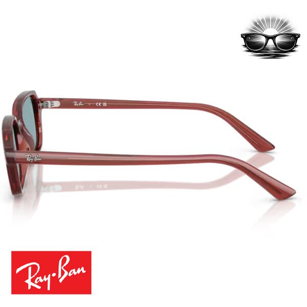 Ray-Ban RB4455 680980 Paslı Kahverengi Mavi Cam Güneş Gözlüğü