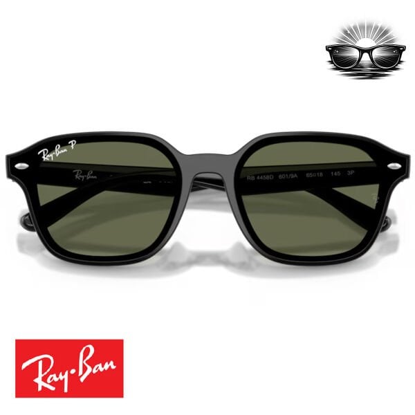 Ray-Ban RB4458D 601/9A Siyah Polarize Güneş Gözlüğü