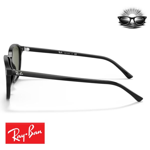 Ray-Ban RB2193 Leonard 901/31 Siyah G-15 Yeşil Güneş Gözlüğü