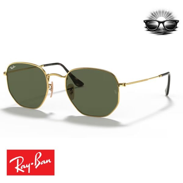Ray-Ban RB3548N 001 Arista Altın G-15 Yeşil Güneş Gözlüğü