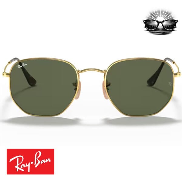 Ray-Ban RB3548N 001 Arista Altın G-15 Yeşil Güneş Gözlüğü