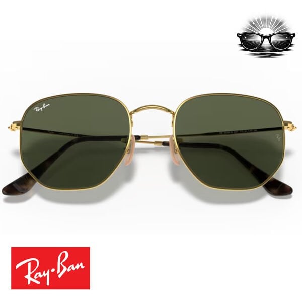 Ray-Ban RB3548N 001 Arista Altın G-15 Yeşil Güneş Gözlüğü