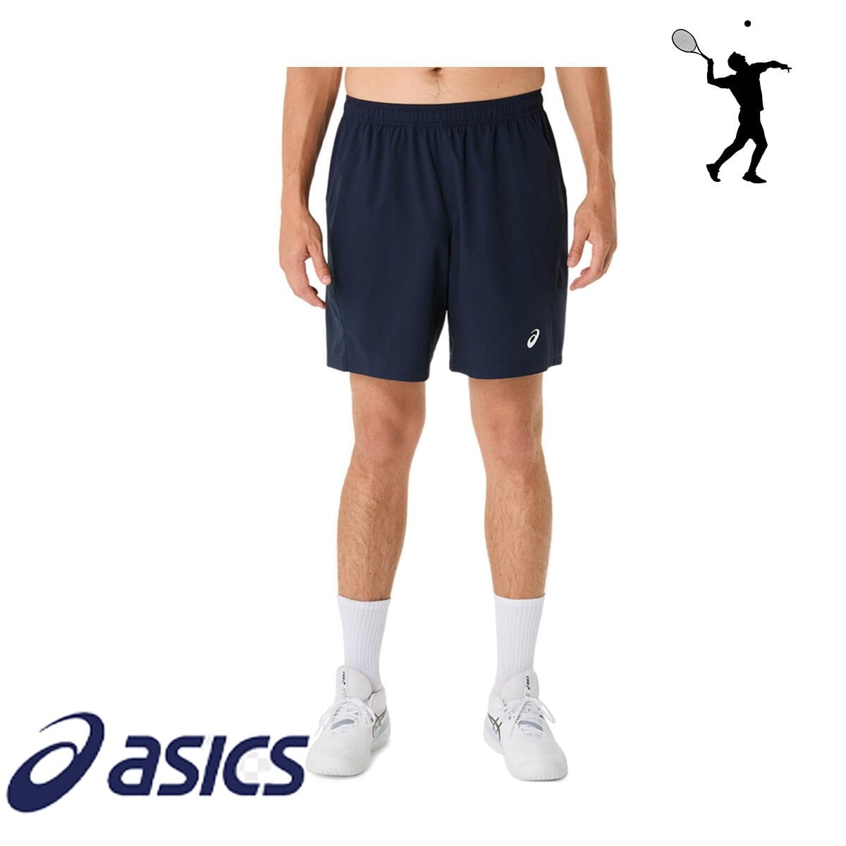 Asics Court 9IN Short Erkek Tenis Şortu – Lacivert