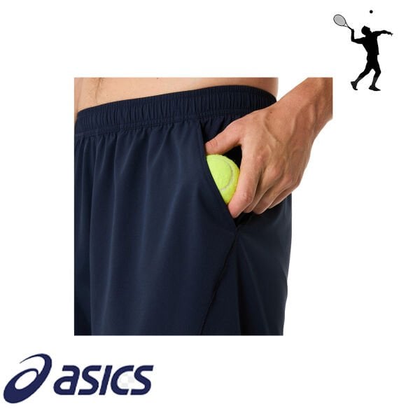 Asics Court 9IN Short Erkek Tenis Şortu – Lacivert