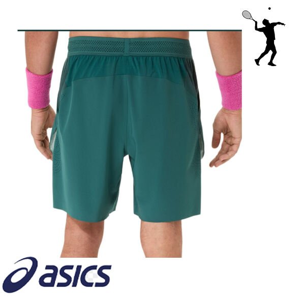 Asics Match Laser Cut 7IN Short Erkek Tenis Şortu – Yeşil