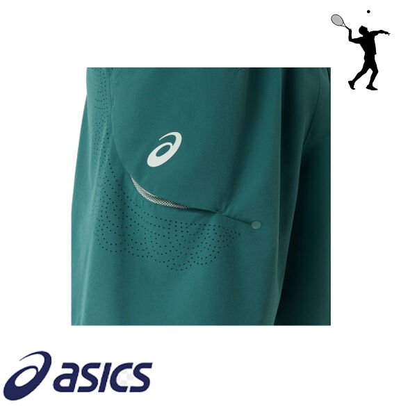 Asics Match Laser Cut 7IN Short Erkek Tenis Şortu – Yeşil