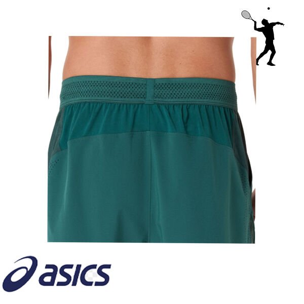 Asics Match Laser Cut 7IN Short Erkek Tenis Şortu – Yeşil