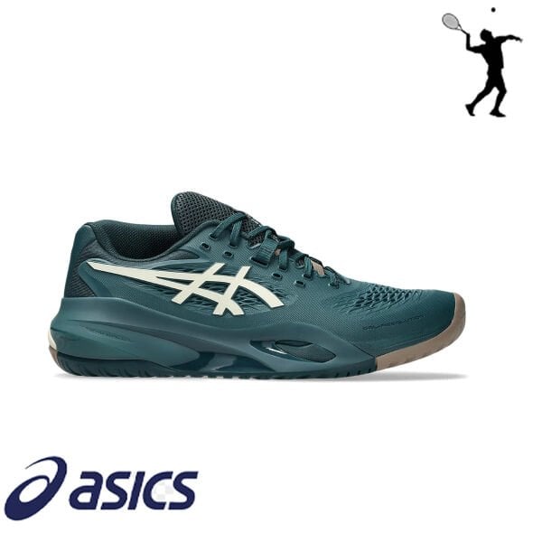 ASICS Gel-Resolution X Erkek Tenis Ayakkabısı – Saxon Green / Birch (Hard Court)