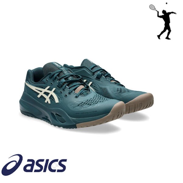 ASICS Gel-Resolution X Erkek Tenis Ayakkabısı – Saxon Green / Birch (Hard Court)