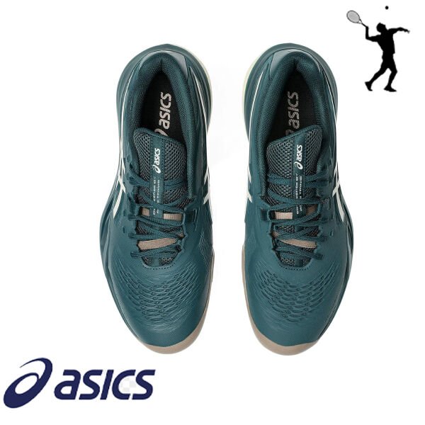 ASICS Gel-Resolution X Erkek Tenis Ayakkabısı – Saxon Green / Birch (Hard Court)