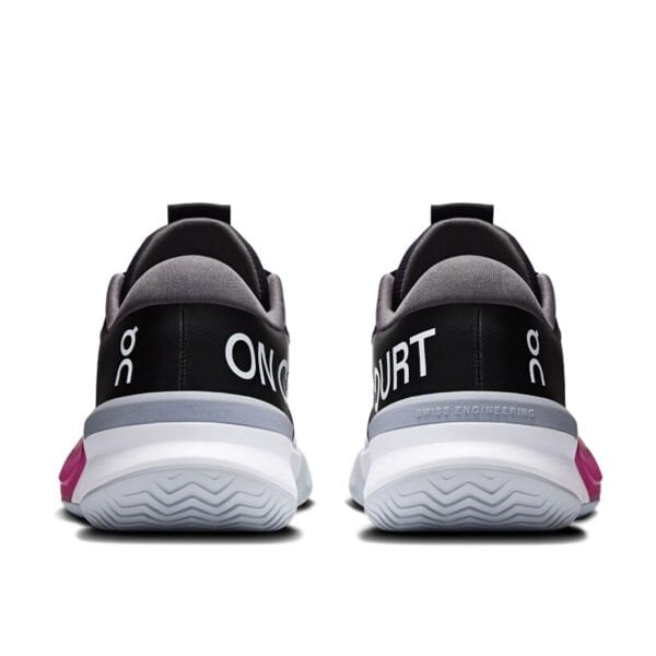 On The Roger Pro 3 Clay Kadın Tenis Ayakkabısı Black / Pink