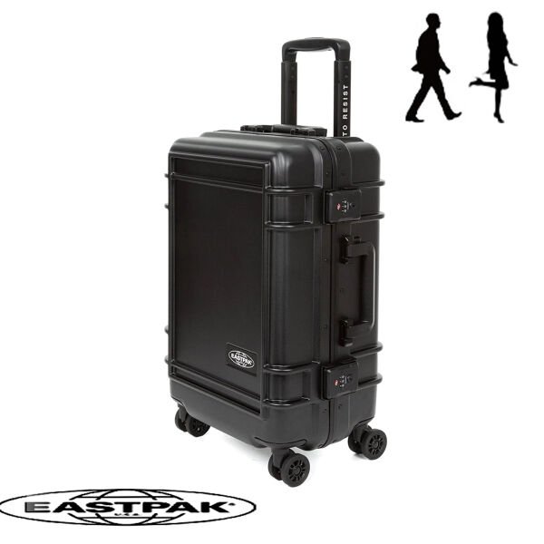 Eastpak ResistR Case S Kabin Boy Valiz – Siyah Sert Kasa Valiz