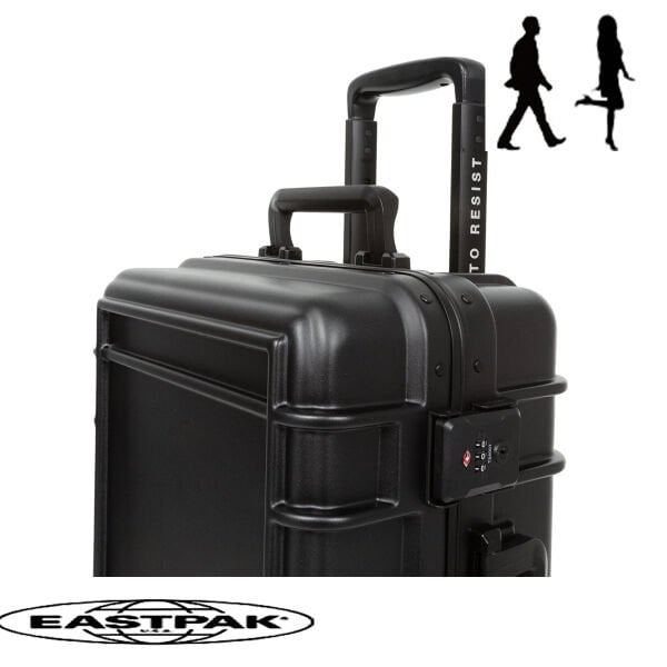 Eastpak ResistR Case S Kabin Boy Valiz – Siyah Sert Kasa Valiz
