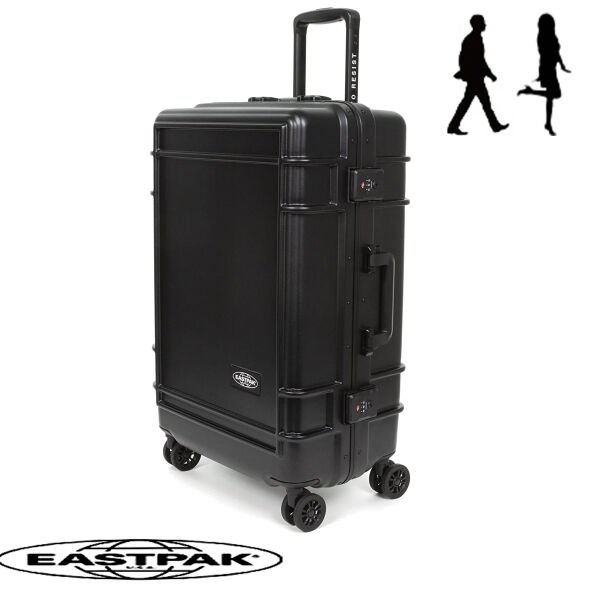 Eastpak ResistR Case M Orta Boy Valiz – Siyah Sert Kasa Valiz